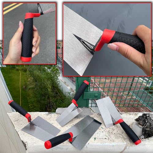 Bucket Margin Trowel Set, 4 Pcs Masonry Trowel Hand Tool Kit - size: Multi-size,4 Pack