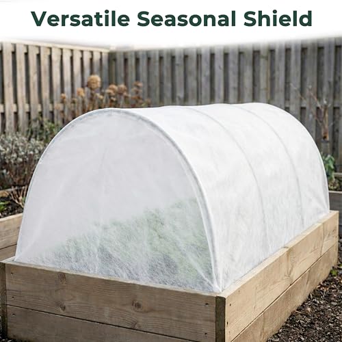 Gardzen Garden Hoops for Raised Beds - size: 17 ft x 6pcs