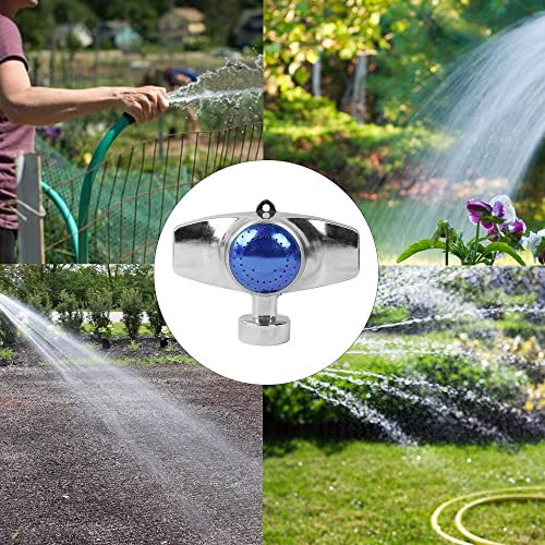 Hourleey 360 Degree Metal Spot Sprinkler, Lawn Sprinklers for Yard, Circle Pattern Sprinkler with Gentle Water Flow for Small Area Yard Lawn Garden Watering, Coverage Up to 30FT - size: 1 Pack