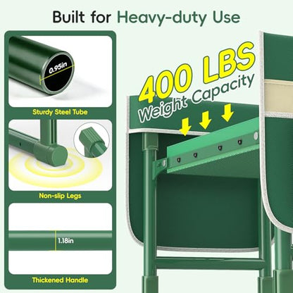 Housolution Garden Kneeler and Seat with Anti-Tipping Extendable Legs