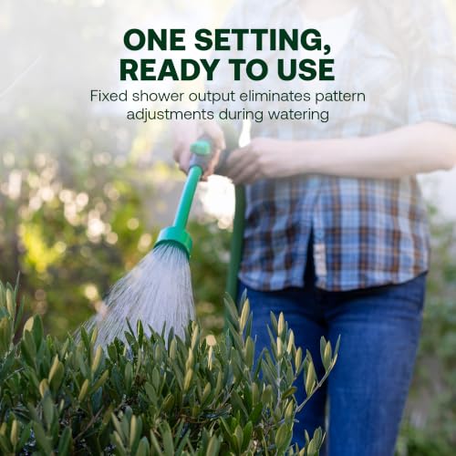 Rain Bird TRNZLWAND16 Watering Wand Garden Hose Nozzle, 16 Inch - Green and Black - size: 16 Inches