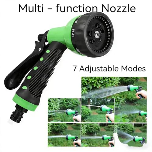 Retractable Garden Hose, Green, 66 FT