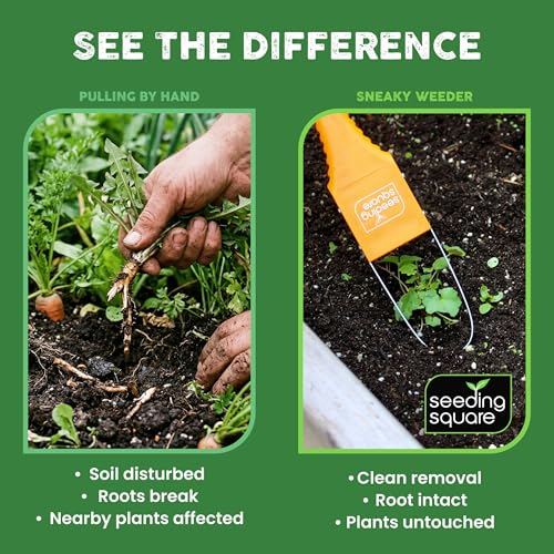 Handheld Weed Puller Tool for Vegetable Garden and Flower Bed Weeding Tools