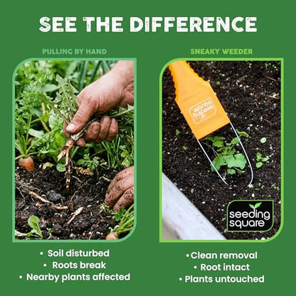 Handheld Weed Puller Tool for Vegetable Garden and Flower Bed Weeding Tools