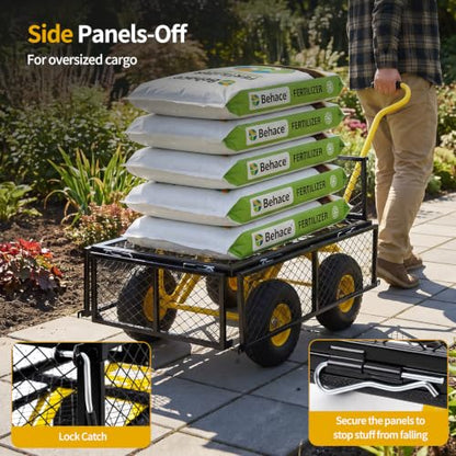 NorthSky Steel Garden Dump Cart Heavy Duty 800 LBS Utility Wagon
