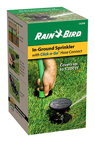 Rain Bird LG3HE Impact Sprinkler, Click-N-Go, In-Ground Impact Sprinkler Kit (Pack of 8) - size: In-Ground Impact Sprinkler Kit (Pack of 8)