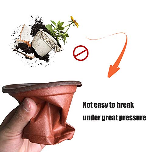 Baaxxango 100 Pcs 3.5 Inch Plastic Seedlings Plants,Nursery Pots,Seed Starting Pot for Succulents, Seedlings, Cuttings, Transplanting - size: 100 Pcs 3.5 Inch