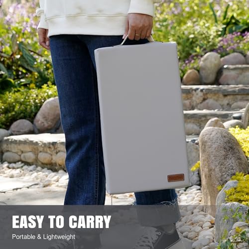 HappyPicnic Waterproof Garden Kneeling Pad, 2in Thick, Grey, 1 Pack - color: Grey