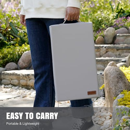 HappyPicnic Waterproof Garden Kneeling Pad, 2in Thick, Grey, 1 Pack - color: Grey