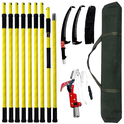 7.3-30FT Adjustable Manual pole saws for tree trimming