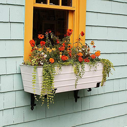 Achla Designs C-21W Window Box, Large, White - color: White, size: Large