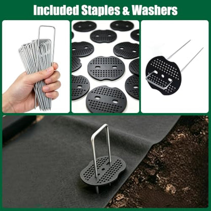 5oz/yd² 3ft×100ft Heavy Duty Non Woven Geotextile Fabric, Premium PET Landscape Fabric for French Drain, Drainage & Filtration, Gravel, Paver Base & Erosion Control - size: 3'x100'