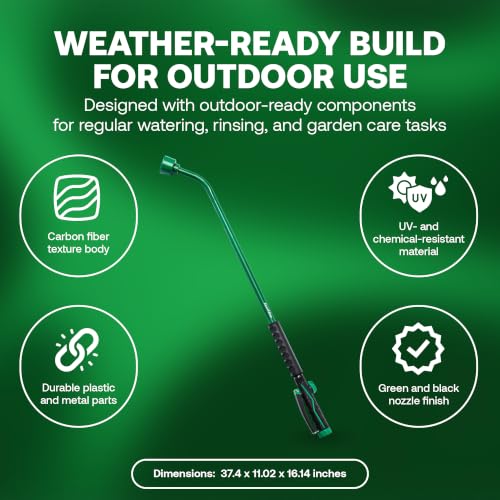Rain Bird TRNZLWAND36 Watering Wand Garden Hose Nozzle, 36 Inch - size: 36 Inches