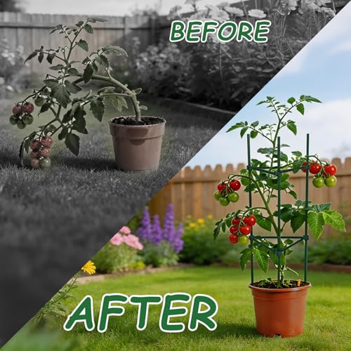 100pcs Garden Stakes Arms for Tomato Cage, 11mm, No Stake - size: 11mm/0.43inch