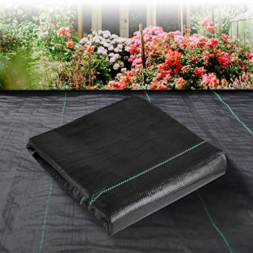 3ftx50ft Weed Barrier Landscape Fabric Heavy Duty，Weed Block Gardening Ground Cover Mat, Weed Control Garden Cloth ，Woven Geotextile Fabric for Underlayment，Commercial Driveway Fabric - size: 3.2oz-3ftx50ft