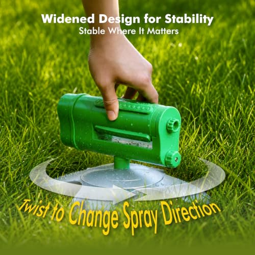 RESTMO Turbo Oscillating Sprinkler, Irrigation Sprinklers for Large Yard