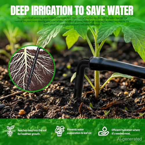 Solar Automatic Drip Irrigation System,Auto Self Watering Kit with Timer