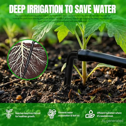 Solar Automatic Drip Irrigation System,Auto Self Watering Kit with Timer