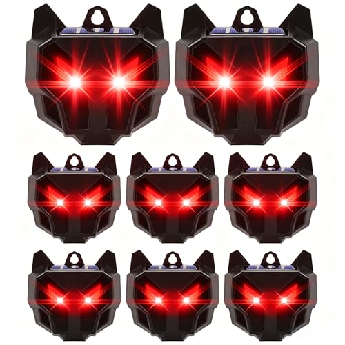 2026 Upgraded Coyote Deterrent Solar Predator Eyes Animal Repellent Outdoor