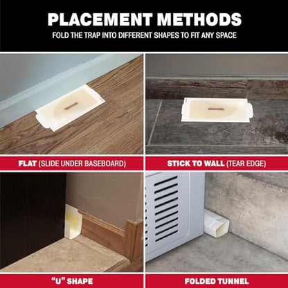 Catchmaster Compact Sticky Mouse & Insect Traps 75pk, Bulk Glue Boards - size: 7" x 3.5" (75 Pack)