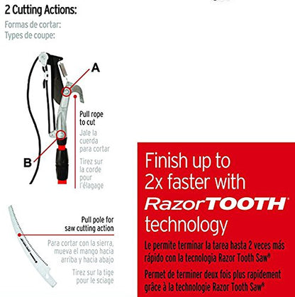 Corona TP 6870 MAX RazorTOOTH DualCOMPOUND Action 14-ft. Tree Pruner