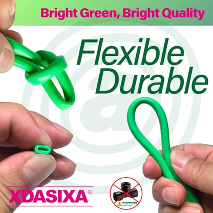 1/4" Drip Irrigation Tubing 200ft, Flexible UV-Resistant Garden Hose for DIY Irrigation Systems, Hydroponics, Greenhouse & Outdoor Watering, Lightweight Misting Tubing (Green) - size: 200 FT