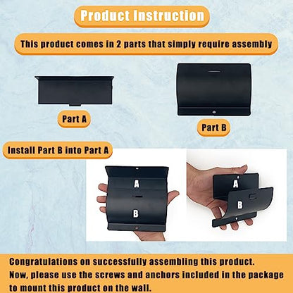Heavy-Duty Ladder Hanger-Wall Mount Ladder Hooks for Storage-Wheelbarrow Hangers for Garage Wall-2 Pack - size: 2 P