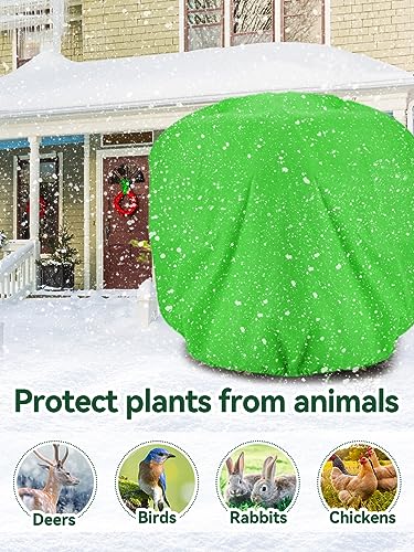 ANPHSIN 9.8ft x 9.8ft Extra Large Plant Covers Freeze Protection, 1 Pack