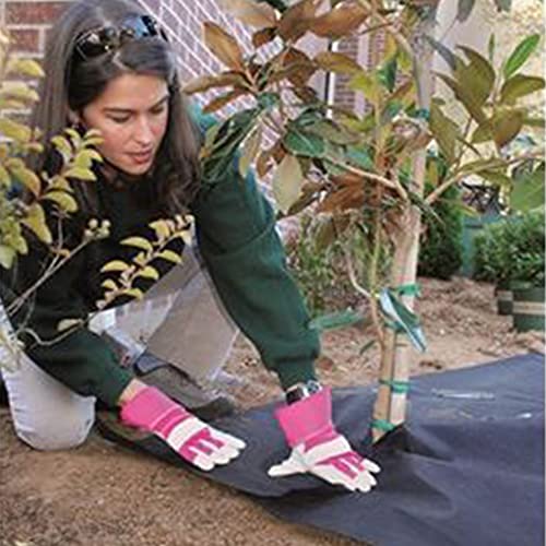 DeWitt Weed-Barrier Pro 3 oz Landscape Fabric, Black, 4 x 300 Feet – Heavy-Duty Weed Control and Ground Cover for Gardens, Beds, Mulch, Outdoor Landscaping, and Yard Areas