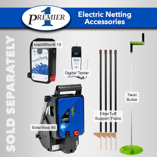 Premier 1 Pig QuikFence® Electric Fence for Pigs – 30"H x 100'L