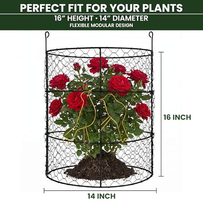 DHAMPOOH Garden Cloches for Plants, Outdoor Plant Protectors, 6 Pack - size: Pack of 6