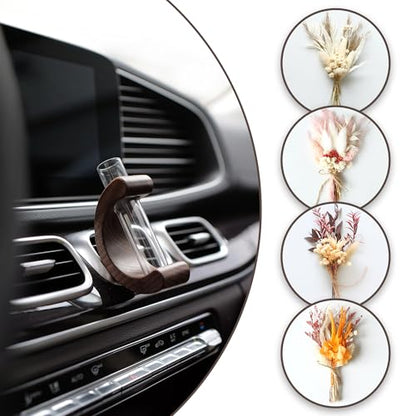 Air Vent Clip Bud Vase, Mini Plant Propagation Station, Boho Car Decor Accessories, Gifts for Women (Set B) - size: Set B