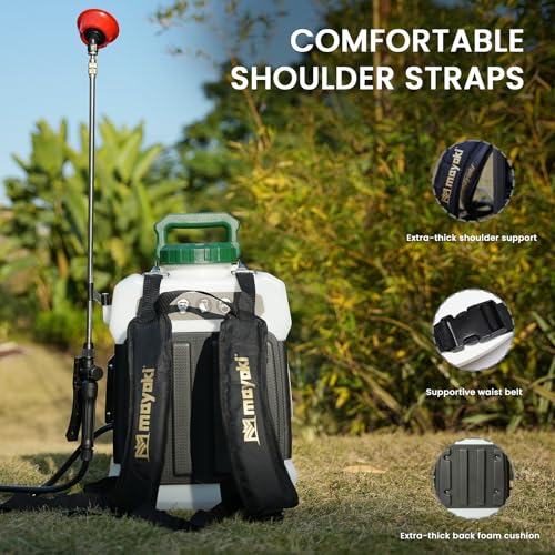 3Gal Lawn Garden Backpack Sprayer Compatible with Makita 18V Battery