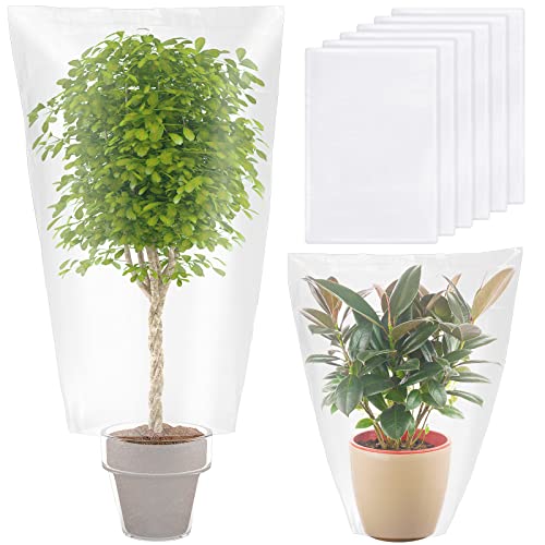 6 Pcs Winter Plant Covers Freeze Protection, 27.6 x 43.3 Inch - size: 27.6 x 43.3 Inch