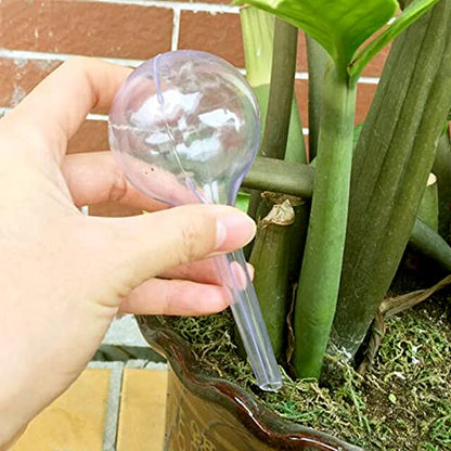 Pynqdfu 8 Pcs Clear Plant Watering Globes,Plastic Self Watering Bulbs Ball,Garden Water Device for Plant Indoor Outdoor(Small) - size: 8 Small