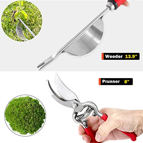 Wellmax 12-Piece Heavy-Duty Garden Tools Set
