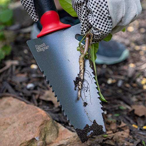 Root Slayer 17011 Garden Trowel with Holster, Red - style: Trowel w/Holster