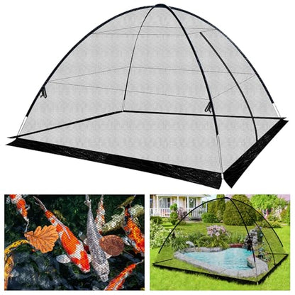 Alphatool 13 x 17 Ft Pond Netting for Koi Ponds - size: 13 x 17 Ft