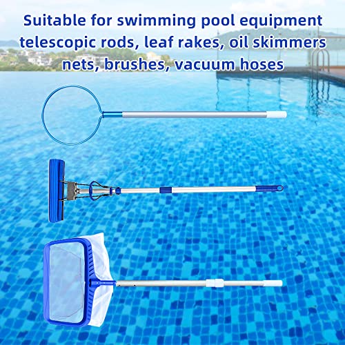 codree 2 Pcs Pool Fence Hooks for Pool Equipment, Slipe-on Fence Hanger - color: Black-2