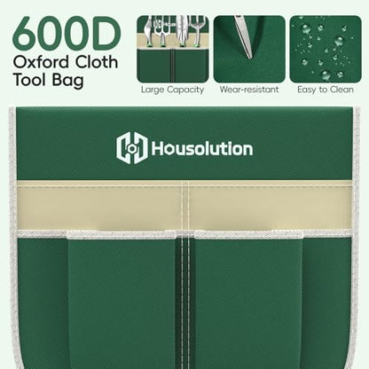 Housolution Garden Kneeler and Seat with Anti-Tipping Extendable Legs