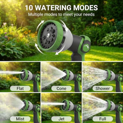 Garden Hose Nozzle hose sprayer nozzle with 10 Adjustable Spray Patterns
