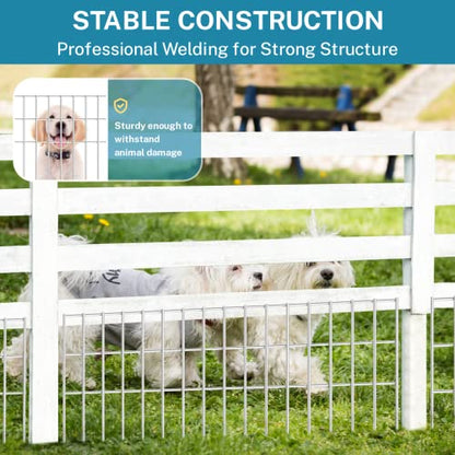 Animal Barrier Fence, 24" L x 15" W, 5.5mm Wire, 15 Pack 30Ft(L)