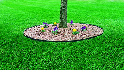 EasyFlex No-Dig Landscape Edging Kit - 100 ft., Black - style: 100 ft traditional