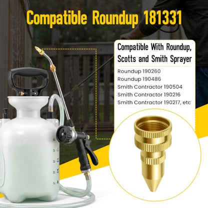 2Pcs 181331 Brass Adjustable Nozzle with Gaskets