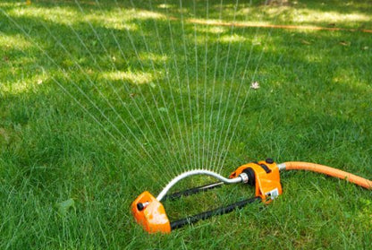 Dramm 15001 ColorStorm Premium Metal Brass Nozzle Jets, Yellow Oscillating Sprinkler - color: Yellow
