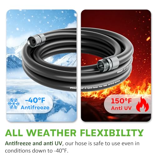 SPECILITE Garden Hose 5 ft x 5/8 in, Custom-Length Flexible Water Pipe - size: 5FT