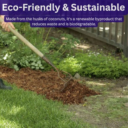 SuperMoss (23261) Coco Mulch, 200 in3, Natural Brown - size: Bag (0.12 Ft3)