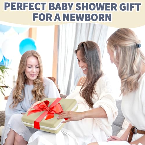 URMYWO Bath Kneeler and Elbow Rest Pad Set - 1.5" Thick Baby Bath Kneeler Pads with Toys Organizer, Anti-Slip Cozy Knee & Arm Support Bathtub Mat, Quick Dry Kneeling Pad for Baby Bath Time - color: Beige