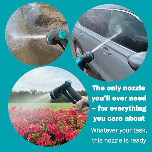 Gilmour Heavy Duty Front Control Garden Hose Nozzle with Swivel Connect - style: Front Control
