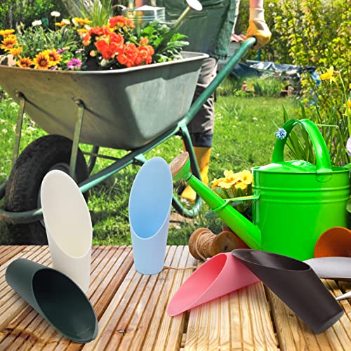 Coitak Bonsai Soil Scoops, 5 PCS Plastic Garden Soil Scoops